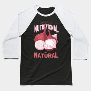 Vintage Onion Organic and Natural Baseball T-Shirt